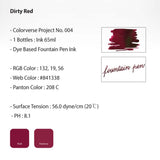 Colorverse Project Ink Bottle (Dirty Red - 65 ML) P-95