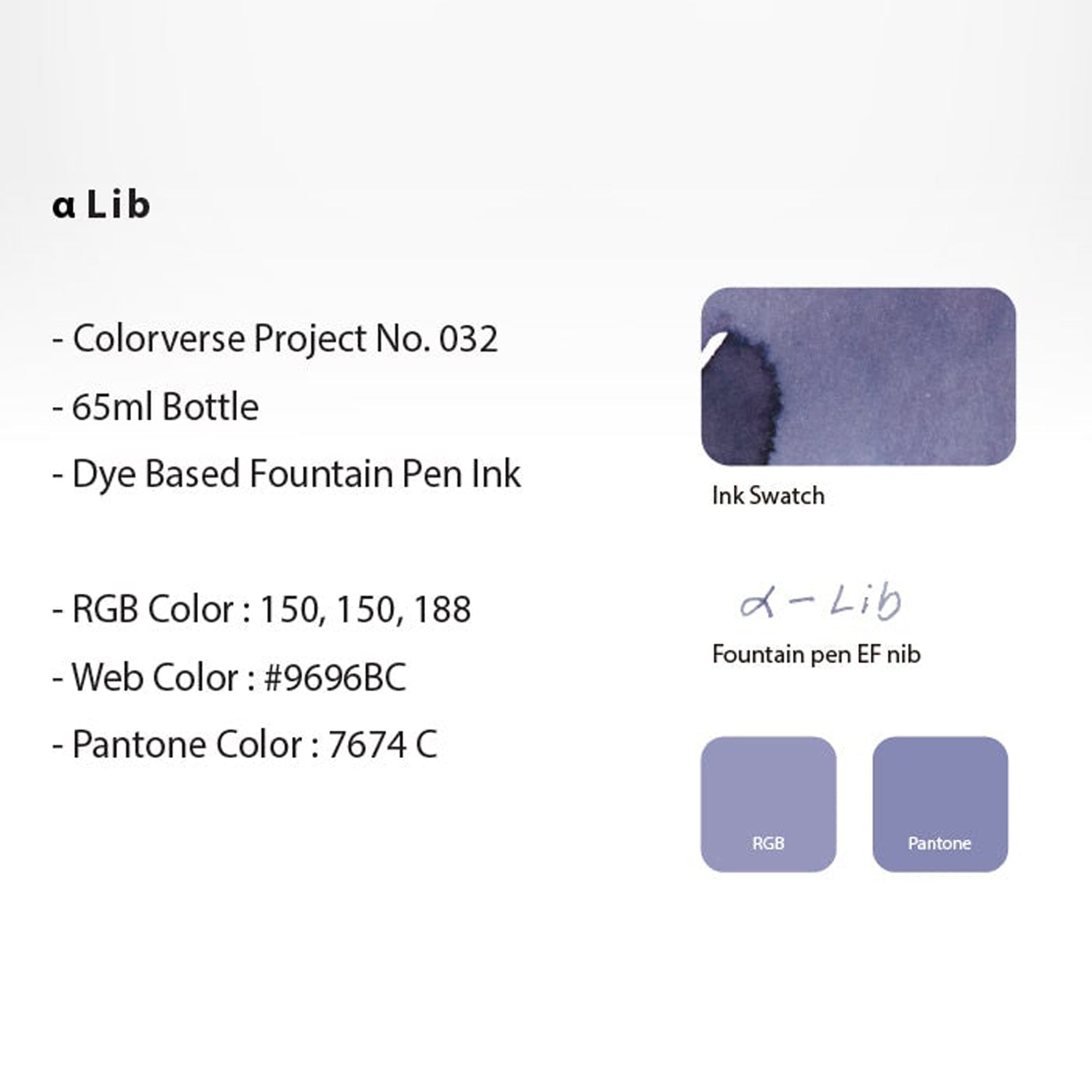Colorverse Project Ink Bottle (A Lib - 65 ML) P-32