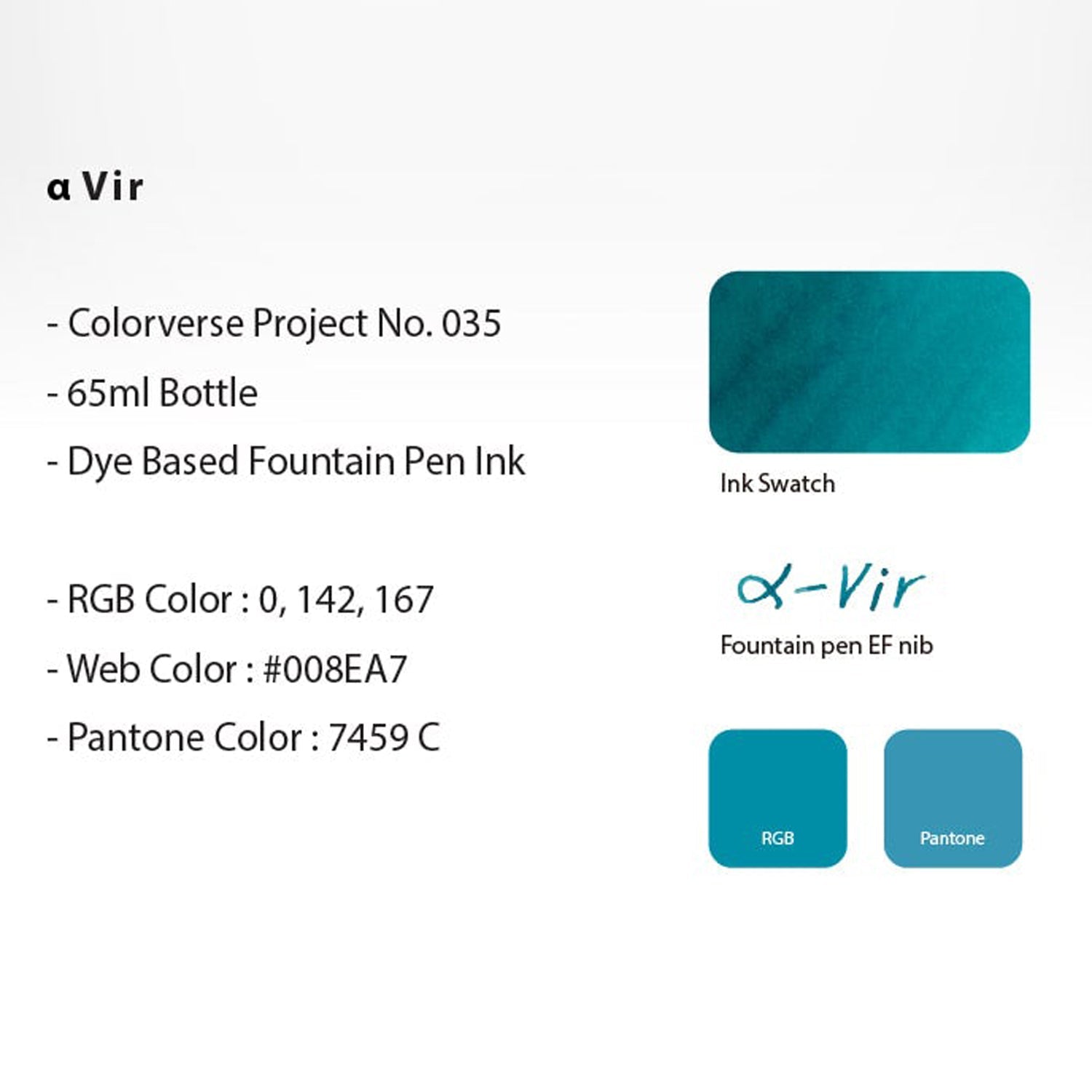 Colorverse Project Ink Bottle (A Vir - 65 ML) P-35