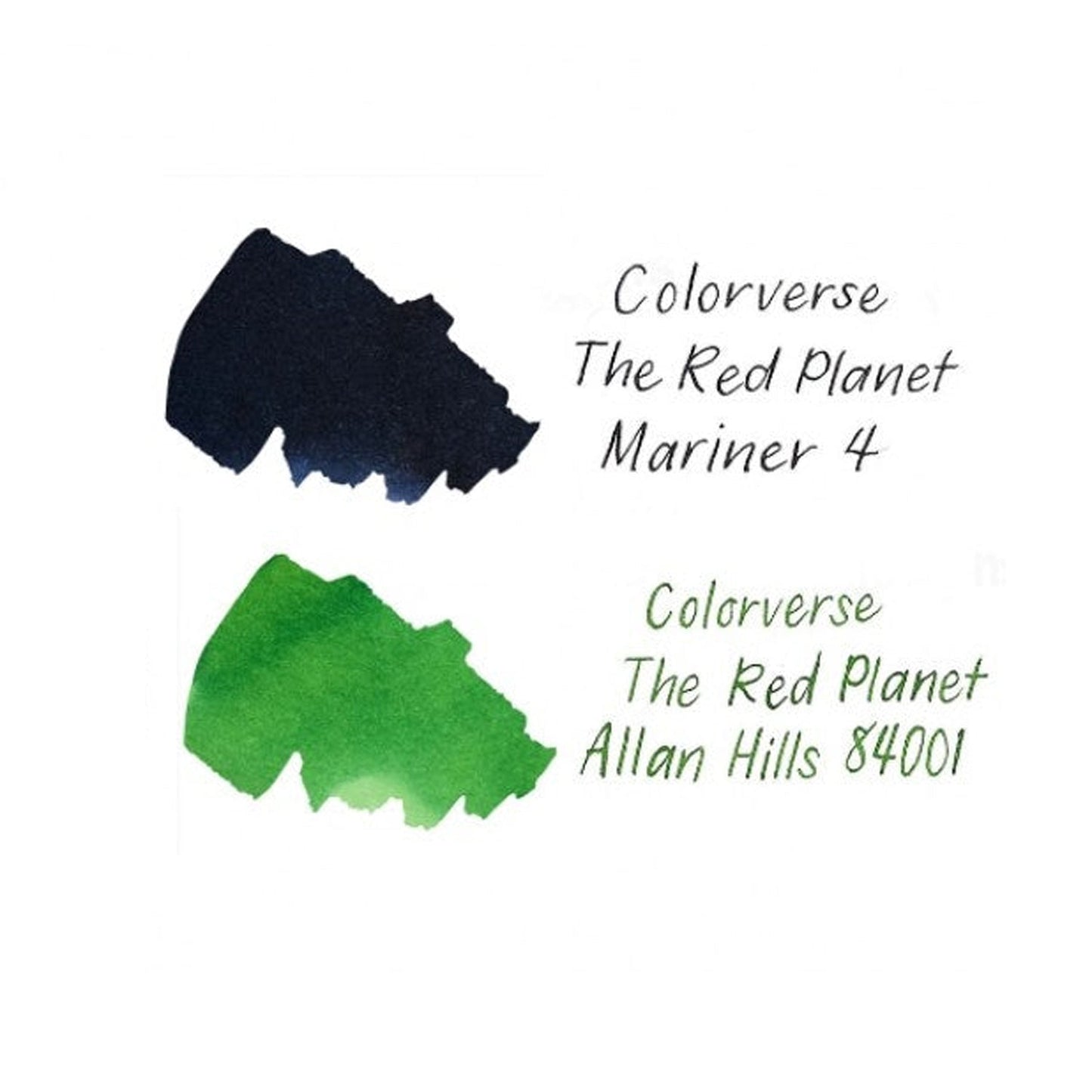 Colorverse The Red Planet Ink Bottle Set (Mariner 4/Allan Hills 84001 - 65 ML/15 ML) R-65/66