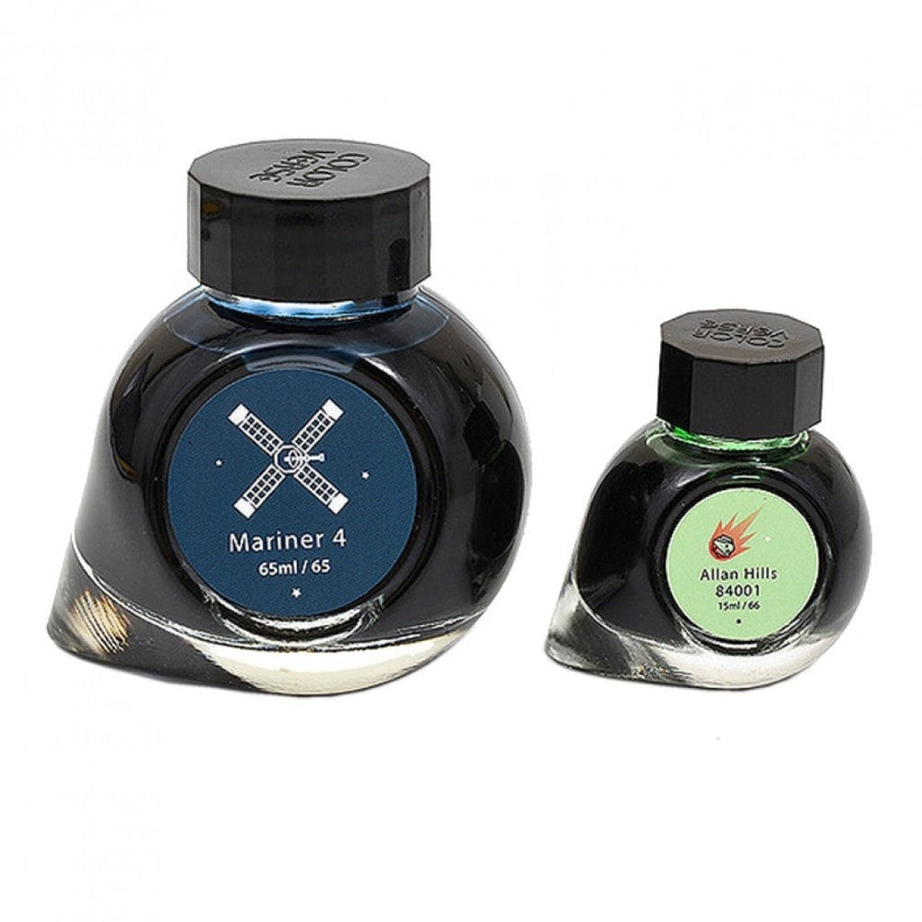 Colorverse The Red Planet Ink Bottle Set (Mariner 4/Allan Hills 84001 - 65 ML/15 ML) R-65/66