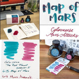 Colorverse The Red Planet Ink Bottle Set (Map of Mars/Mars Attacks - 65 ML/15 ML) R-63/64