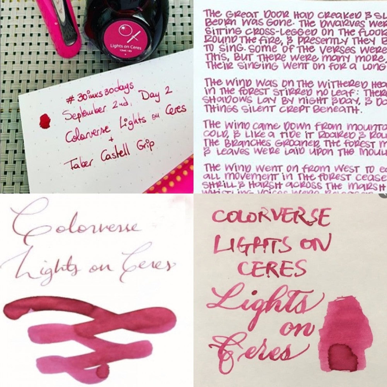 Colorverse Spaceward Season 1 Ink Bottle Set (Light Of Ceres - 65 ML/15 ML) S-5