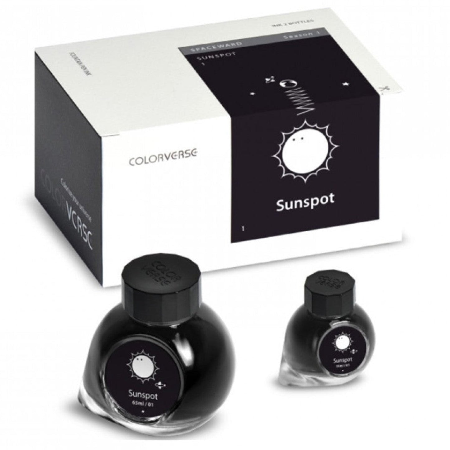 Colorverse Spaceward Season 1 Ink Bottle Set (Sunspot - 65 ML/15 ML) S-1