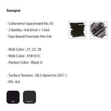 Colorverse Spaceward Season 1 Ink Bottle Set (Sunspot - 65 ML/15 ML) S-1