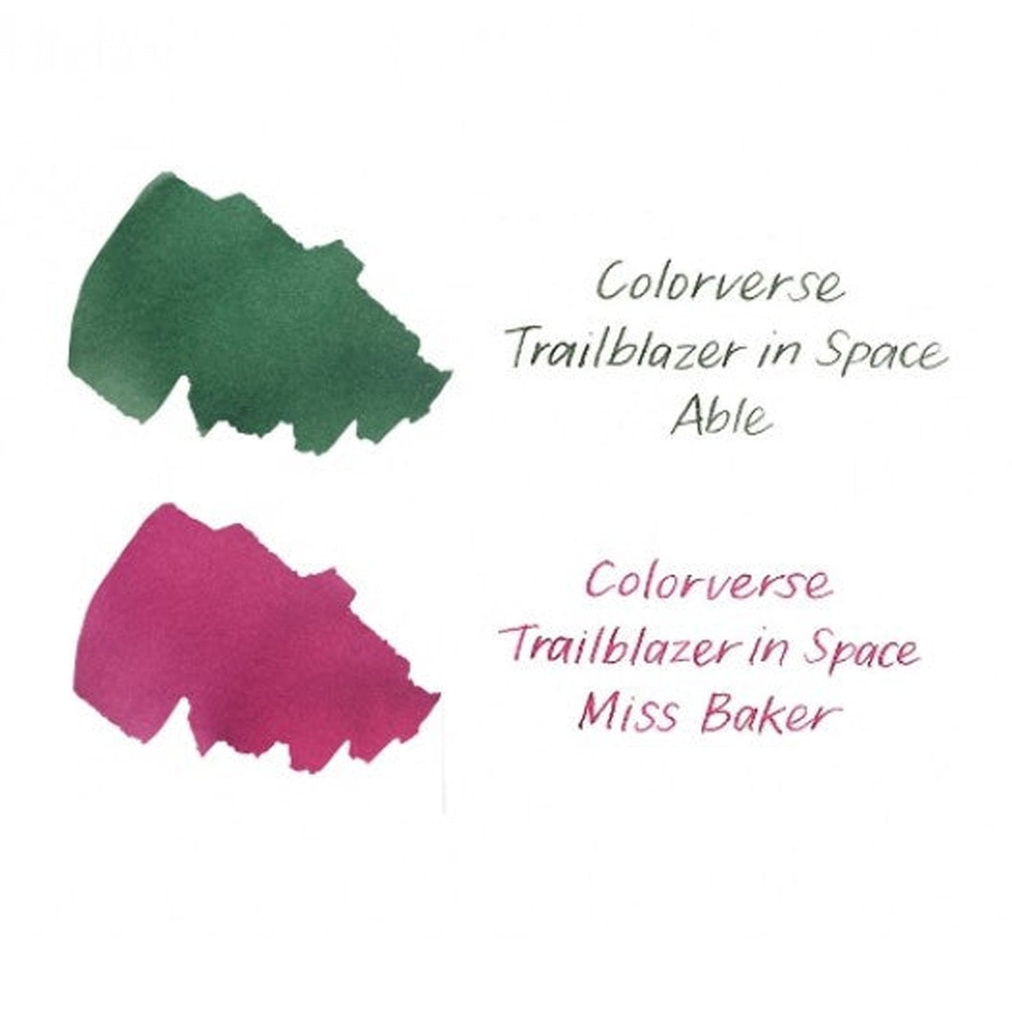 Colorverse Trailblazer In Space Ink Bottle Set (Able/Miss Baker - 65 ML/15 ML) T-43/44