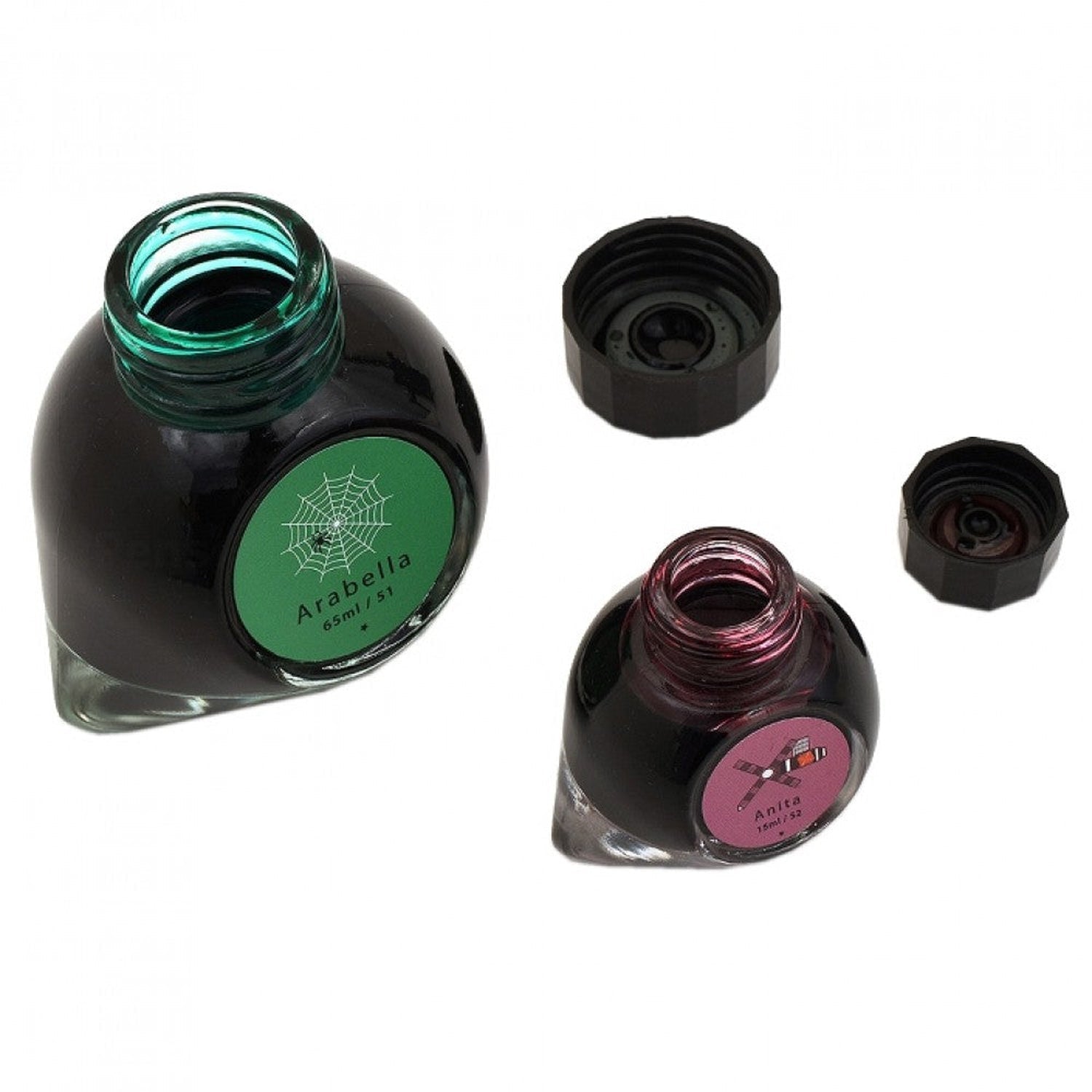 Colorverse Trailblazer In Space Ink Bottle Set (Arabella/Anita - 65 ML/15 ML) T-51/52