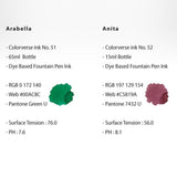 Colorverse Trailblazer In Space Ink Bottle Set (Arabella/Anita - 65 ML/15 ML) T-51/52