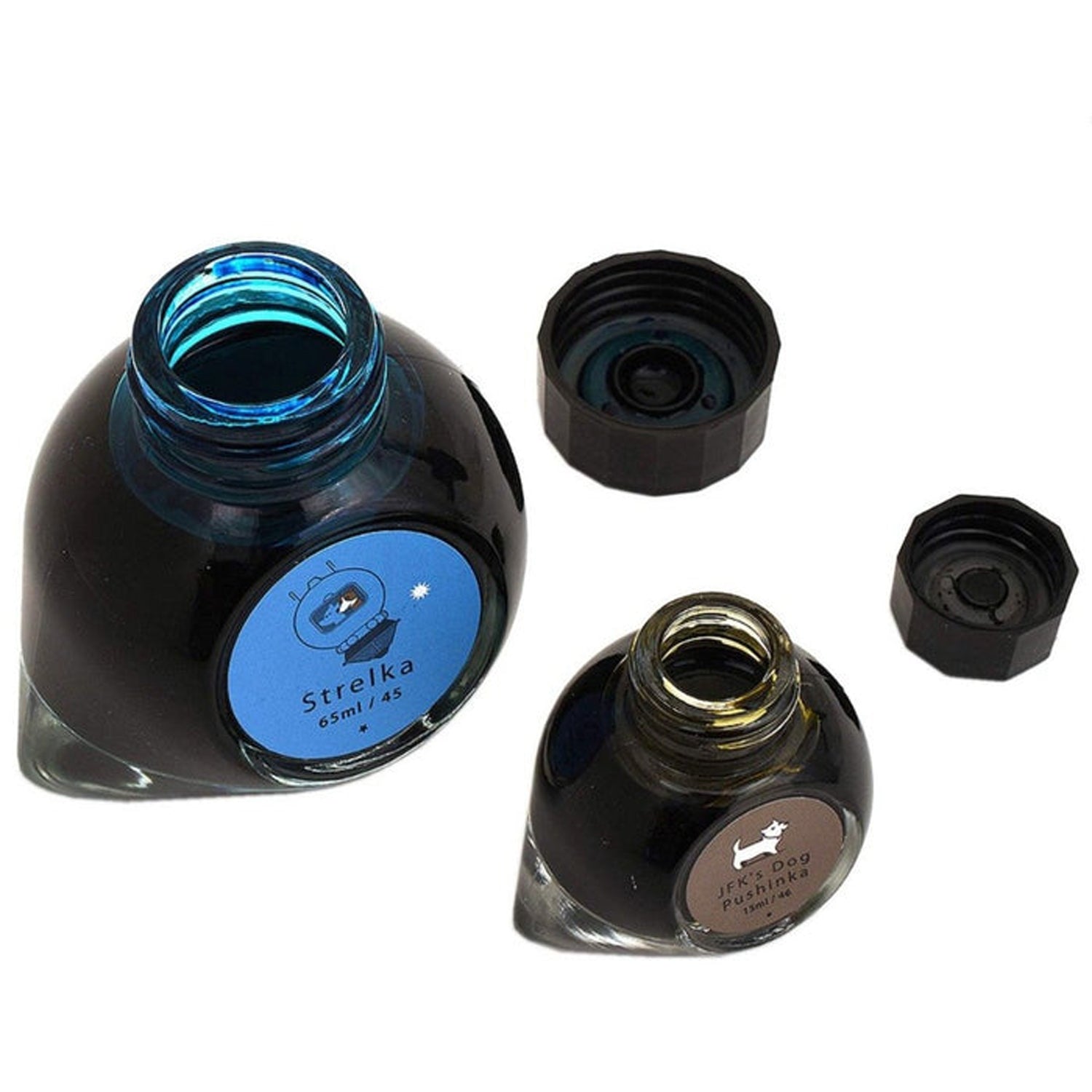 Colorverse Trailblazer In Space Ink Bottle Set (Strelka/JFK's Dog Pushinka - 65 ML/15 ML) T-45/46