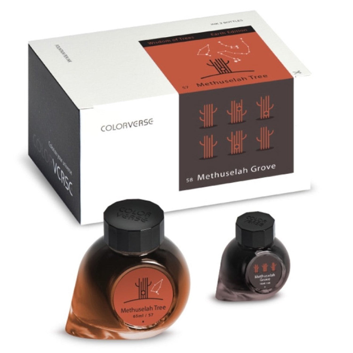 Colorverse Wisdom of Trees Ink Bottle Set (Methuselah Tree/Methuselah Grove - 65 ML/15 ML) W-57/58