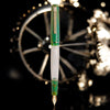 Click Black Bird HT Green Marble GT Fountain Pen CLK1300140GM