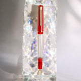 Click Black Bird HT Red Marble GT Fountain Pen CLK1300140RM
