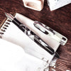 Click Falcon Acrylic Black/White CT Fountain Pen CLK130060BKW