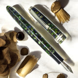 Click Falcon Acrylic Jade Green CT Fountain Pen CLK130013JG