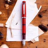 Click President Demo Red CT Fountain Pen CLK1500DR