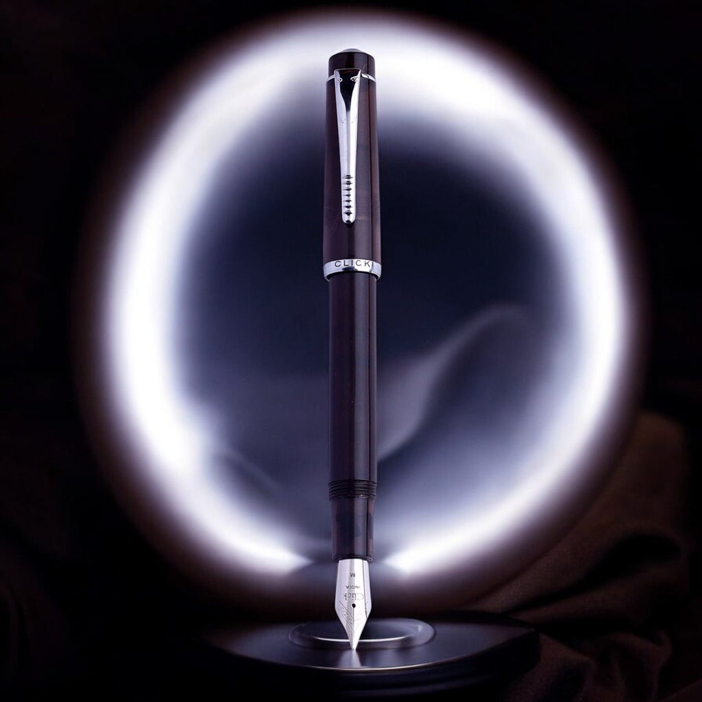 Click President Demo Smoky Black CT Fountain Pen CLK1500DSBK