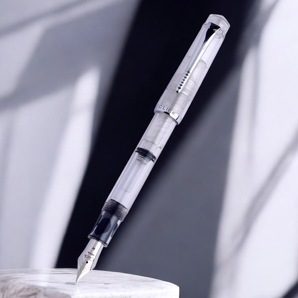 Click President Demo White CT Fountain Pen CLK1500DW