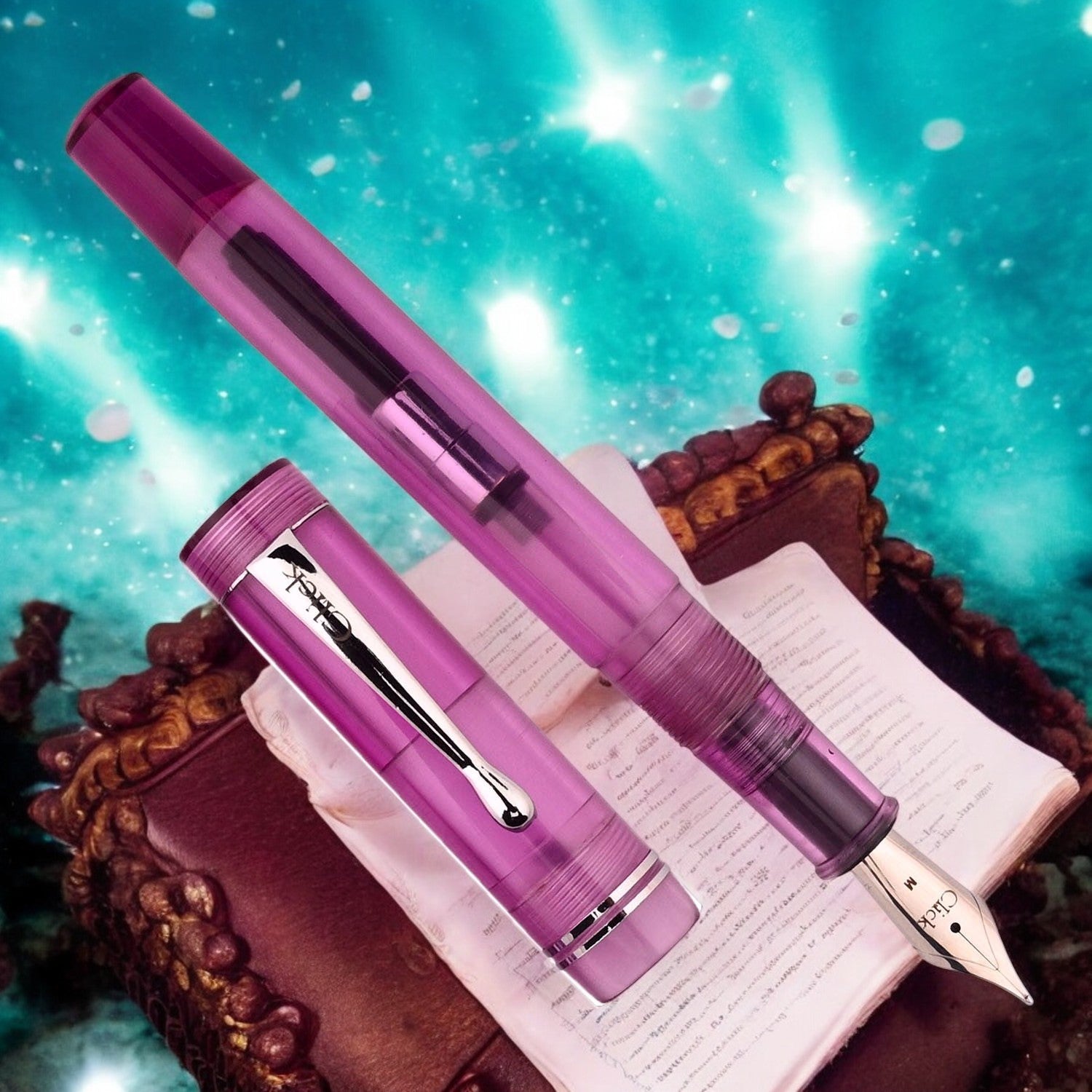 Click Renaissance Demo Violet Fountain Pen CLK140500DV