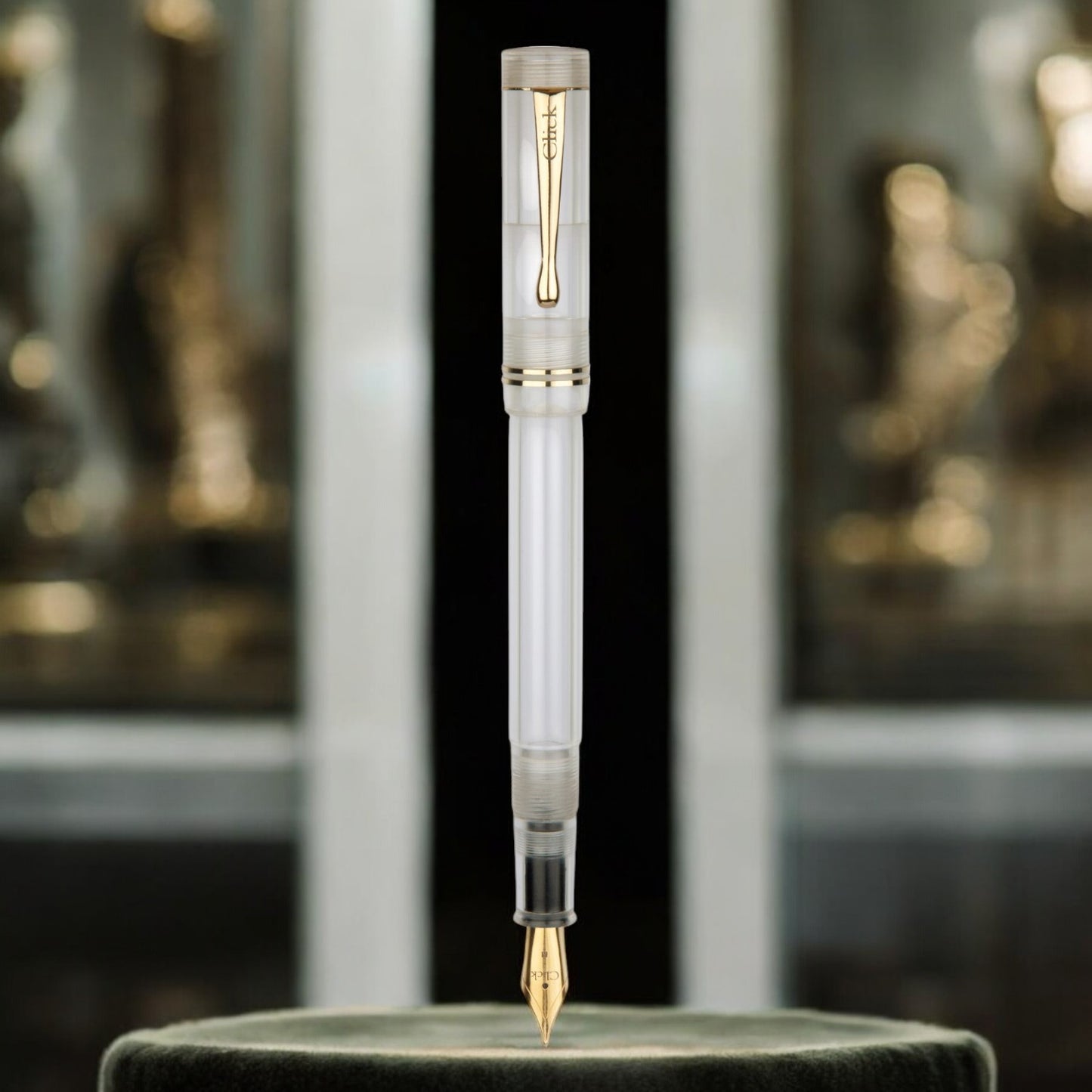 Click Renaissance Demo White GT Fountain Pen CLK140500DW