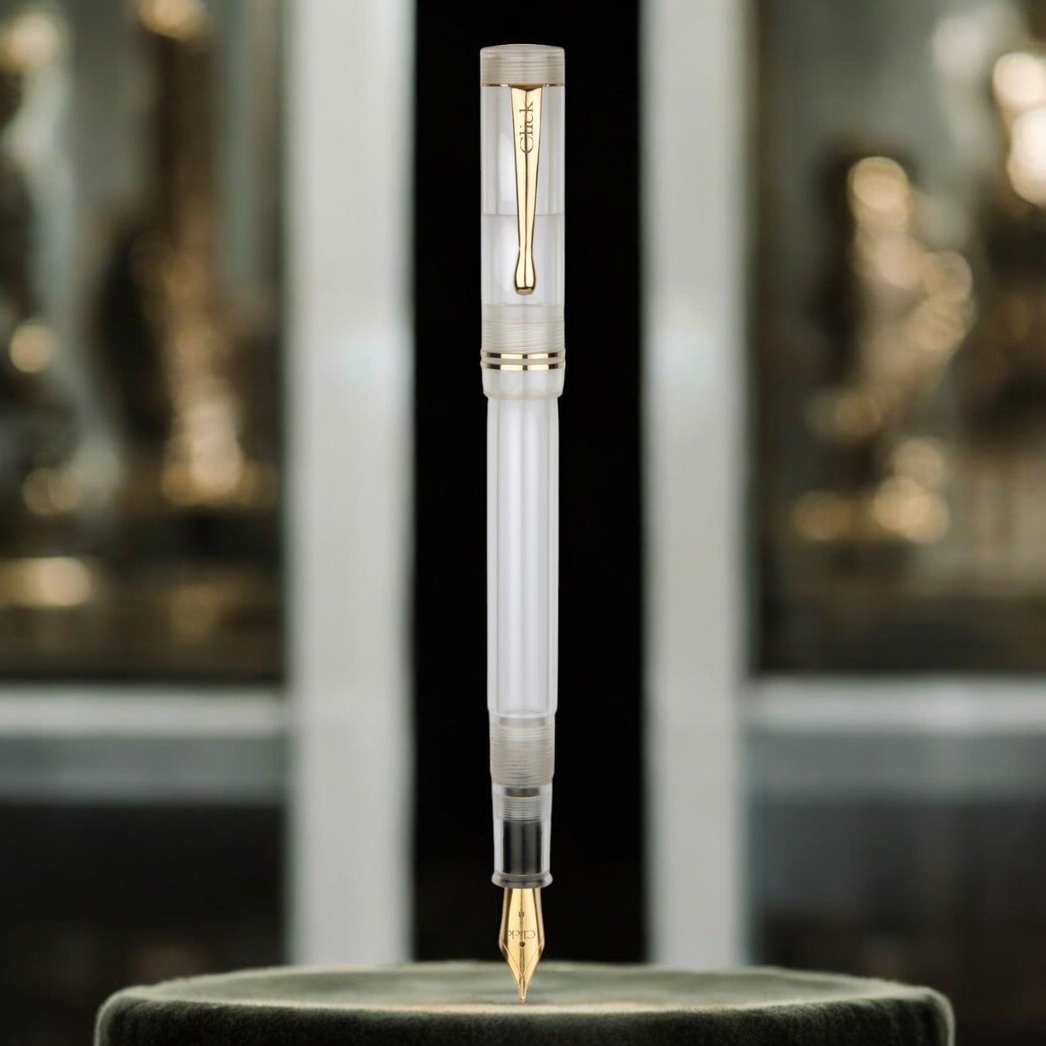 Click Renaissance Demo White GT Fountain Pen CLK140500DW