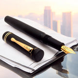 Click Renaissance Ebonite Carbon Black GT Fountain Pen CLK1400EBKG