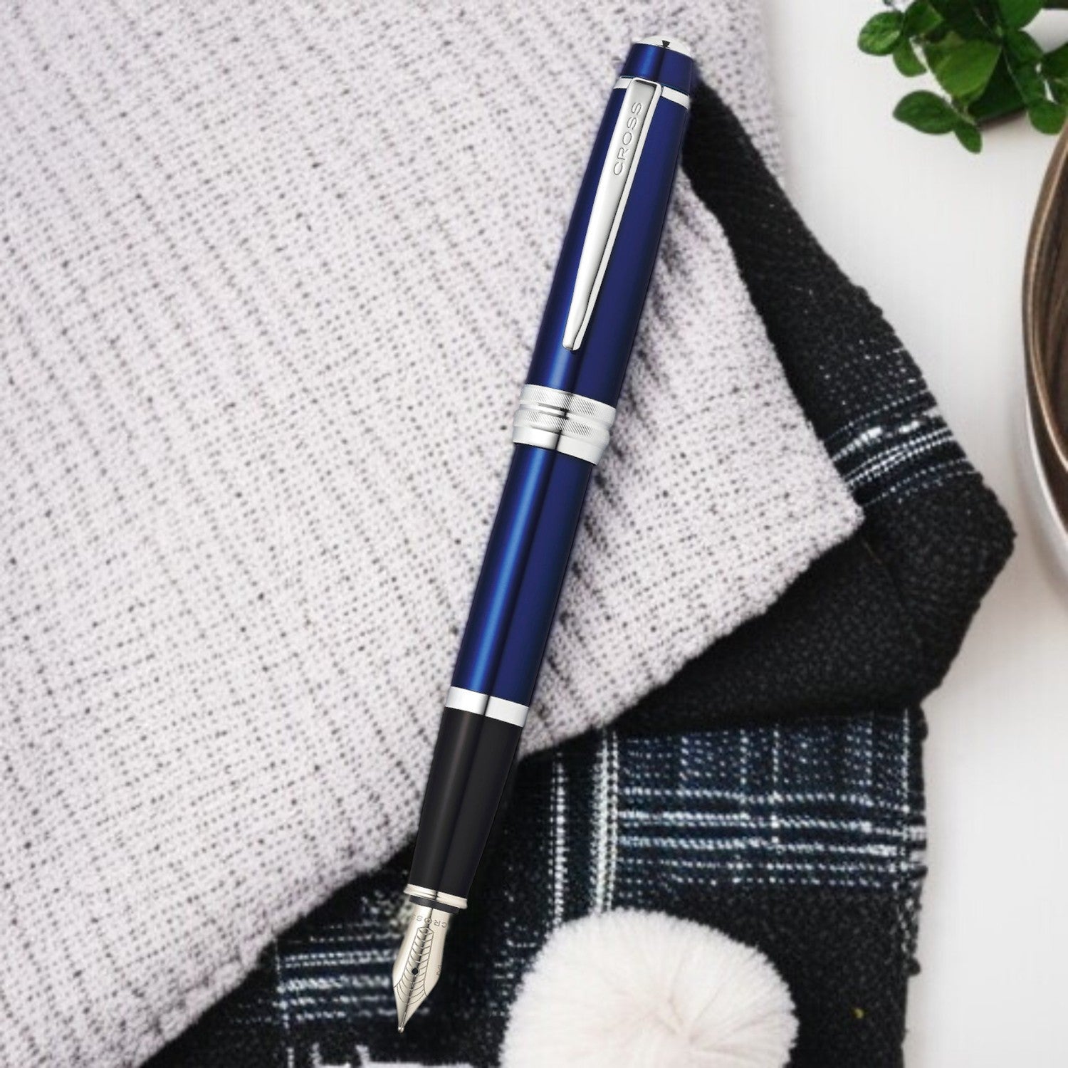 Cross Bailey Blue Lacquer CT Fountain Pen