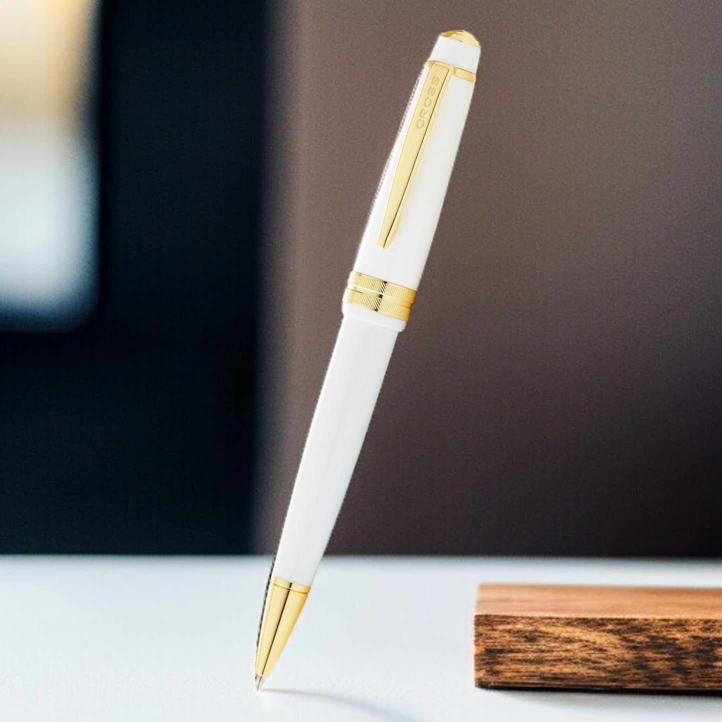 Cross Bailey Light White GT Ballpoint Pen AT0742-10