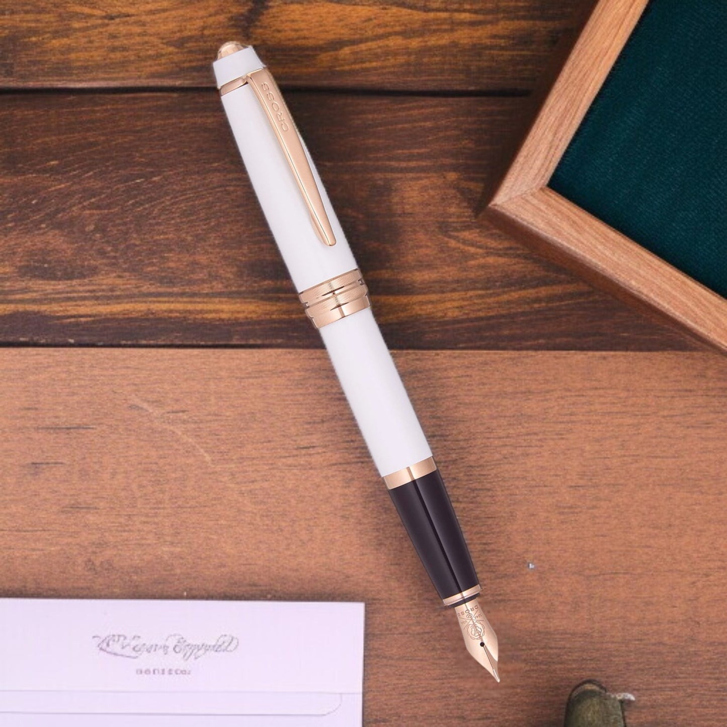 Cross Bailey White RGT Fountain Pen