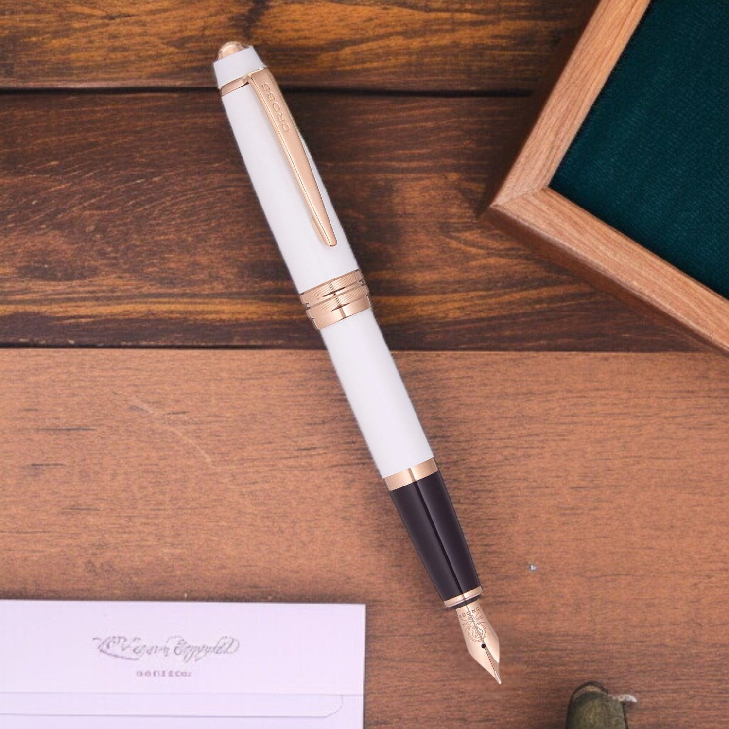 Cross Bailey White RGT Fountain Pen