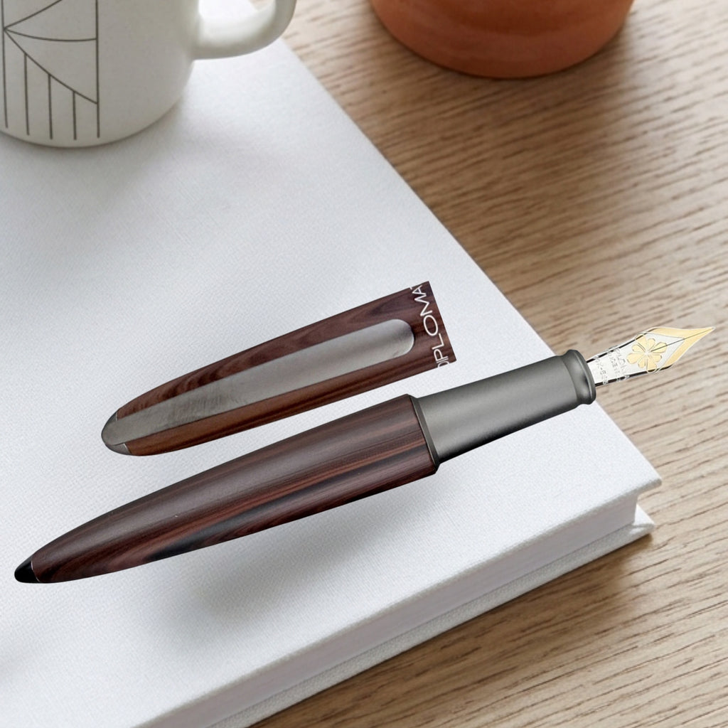 Diplomat Aero Black Forest 14CT Fountain Pen