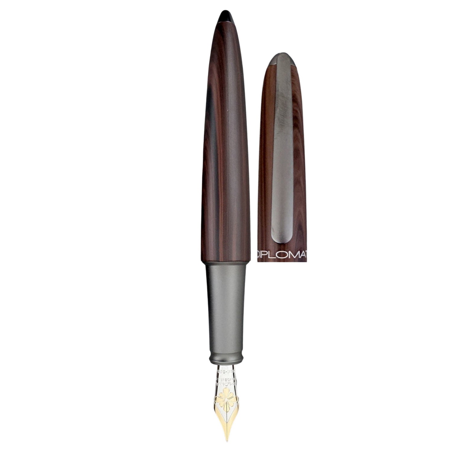 Diplomat Aero Black Forest 14CT Fountain Pen