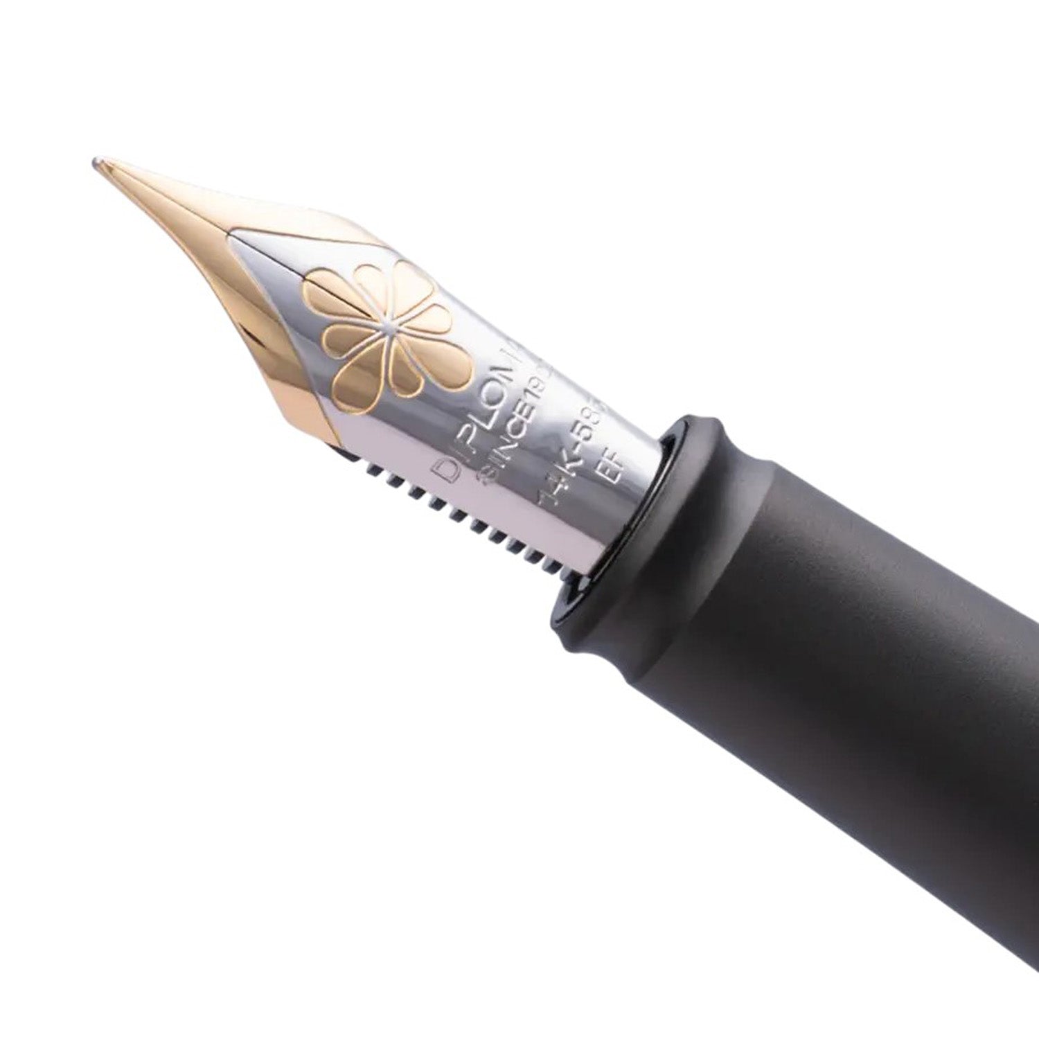 Diplomat Aero Matt Black 14CT Bi-Colour Nib Section