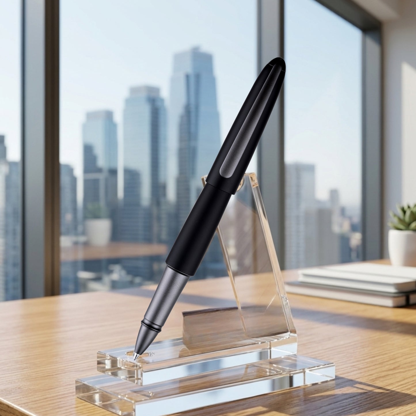 Diplomat Aero Pure Black Roller Ball Pen D40339030