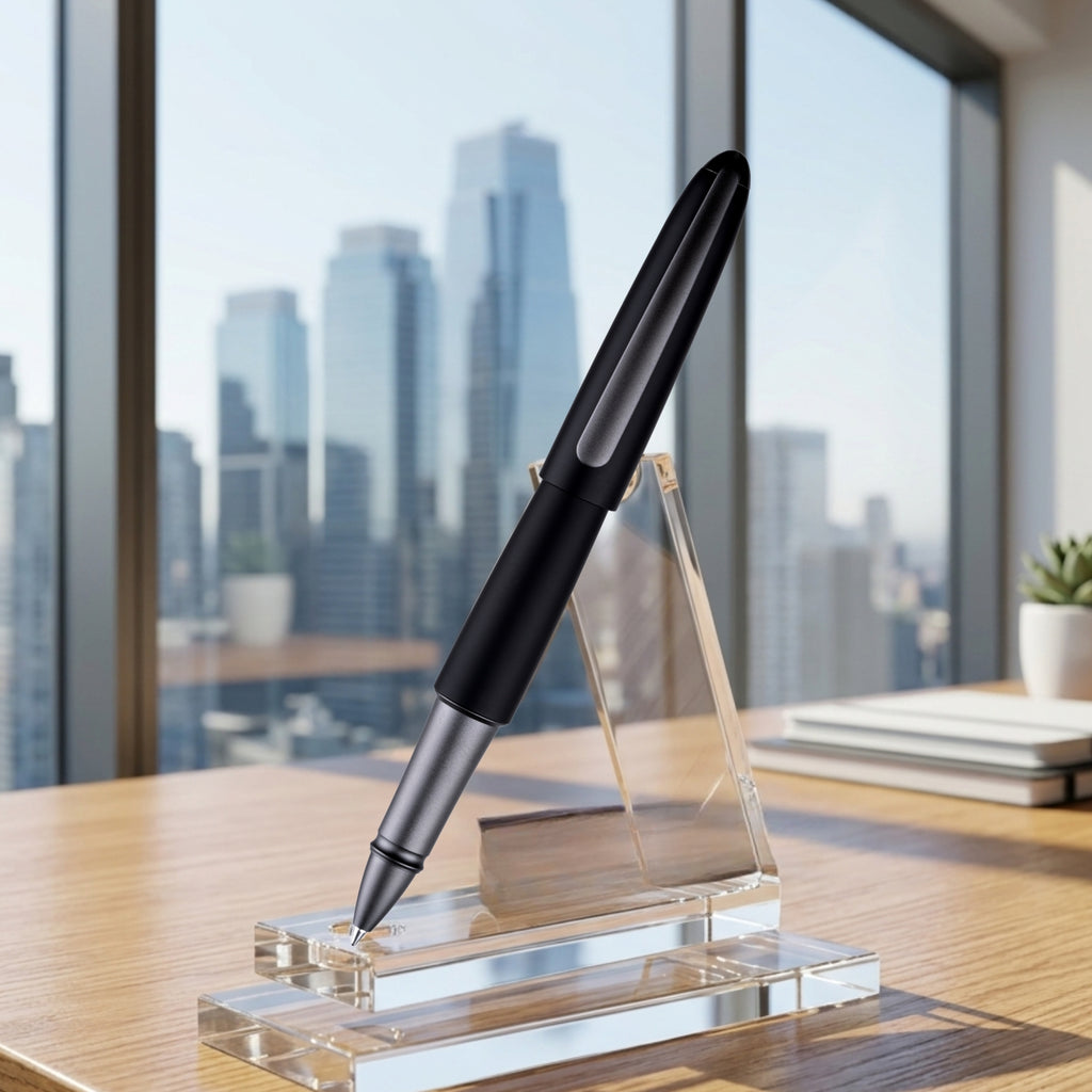 Diplomat Aero Pure Black Roller Ball Pen D40339030