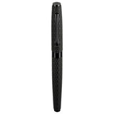 Diplomat Cobra Black Guilloche PVD Fountain Pen