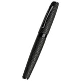Diplomat Cobra Black Guilloche PVD Fountain Pen