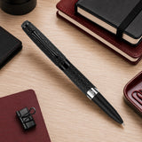 Diplomat Cobra Black Guilloche PVD Roller Ball Pen D41401030