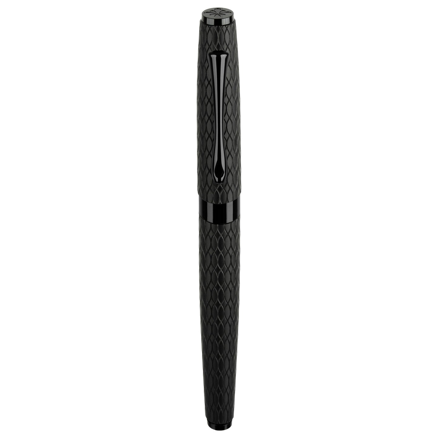 Diplomat Cobra Black Guilloche PVD Roller Ball Pen D41401030