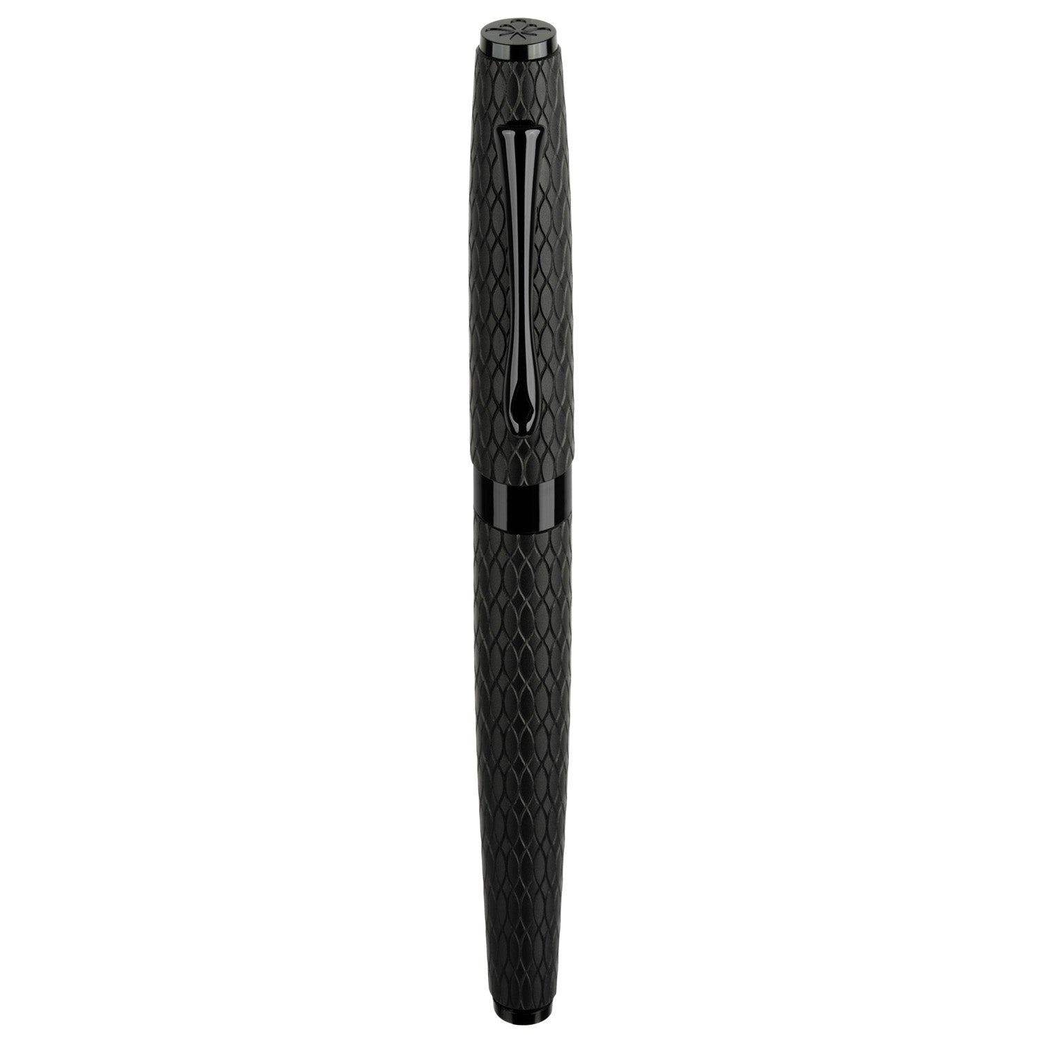 Diplomat Cobra Black Guilloche PVD Roller Ball Pen D41401030