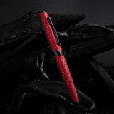 Diplomat Cobra Burgundy Guilloche PVD Fountain Pen