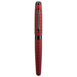 Diplomat Cobra Burgundy Guilloche PVD Fountain Pen