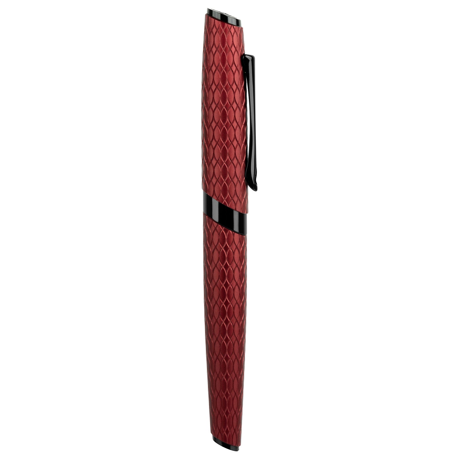 Diplomat Cobra Burgundy Guilloche PVD Fountain Pen
