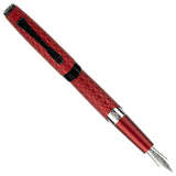 Diplomat Cobra Burgundy Guilloche PVD Fountain Pen