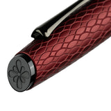 Diplomat Cobra Burgundy Guilloche PVD Fountain Pen