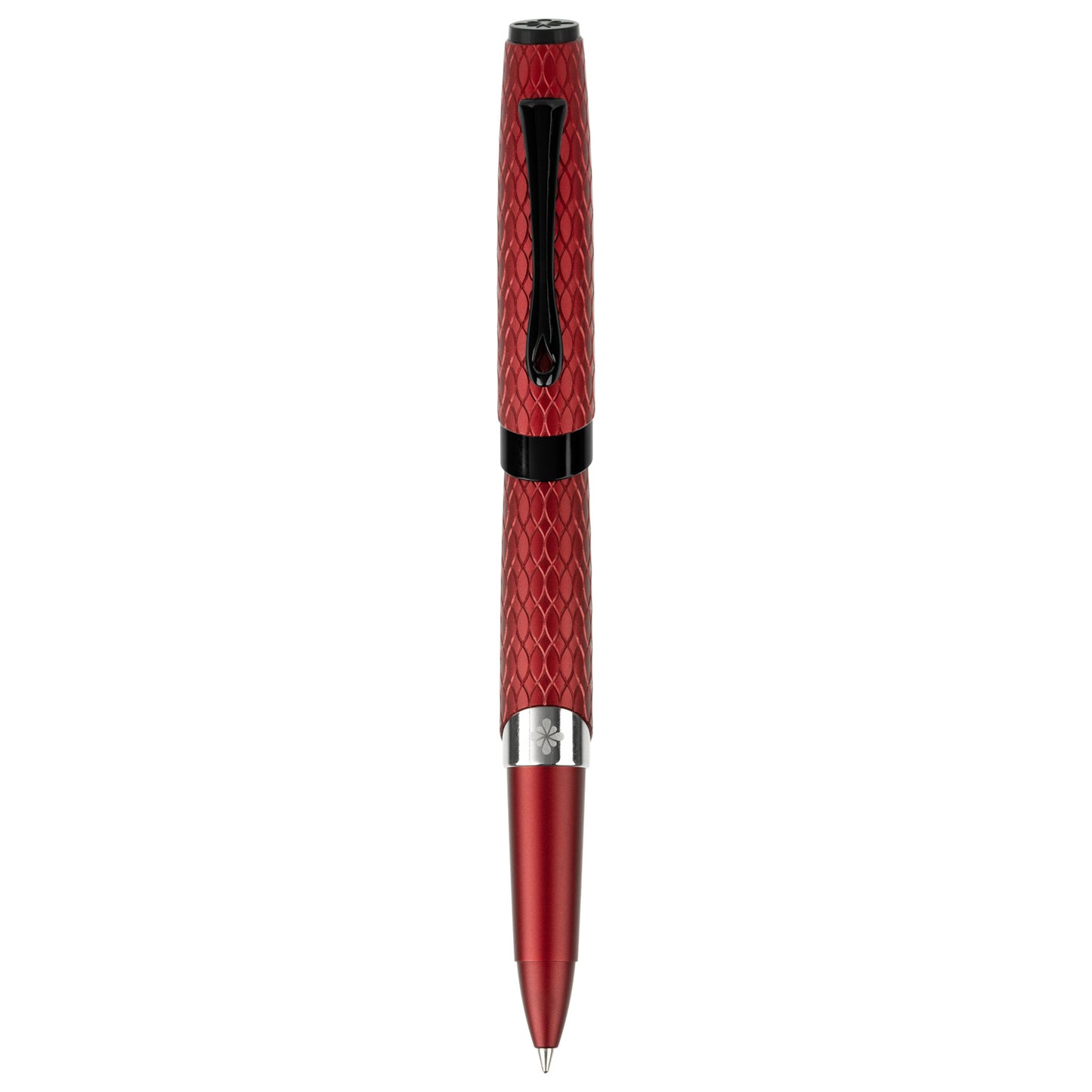 Diplomat Cobra Burgundy Guilloche PVD Roller Ball Pen D41402030
