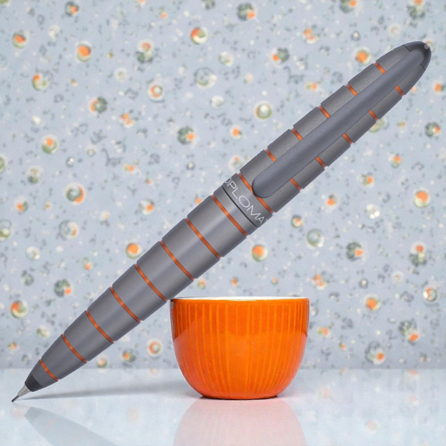 Diplomat Elox Ring Grey/Orange Mechanical Pencil (0.7 MM) D40354050