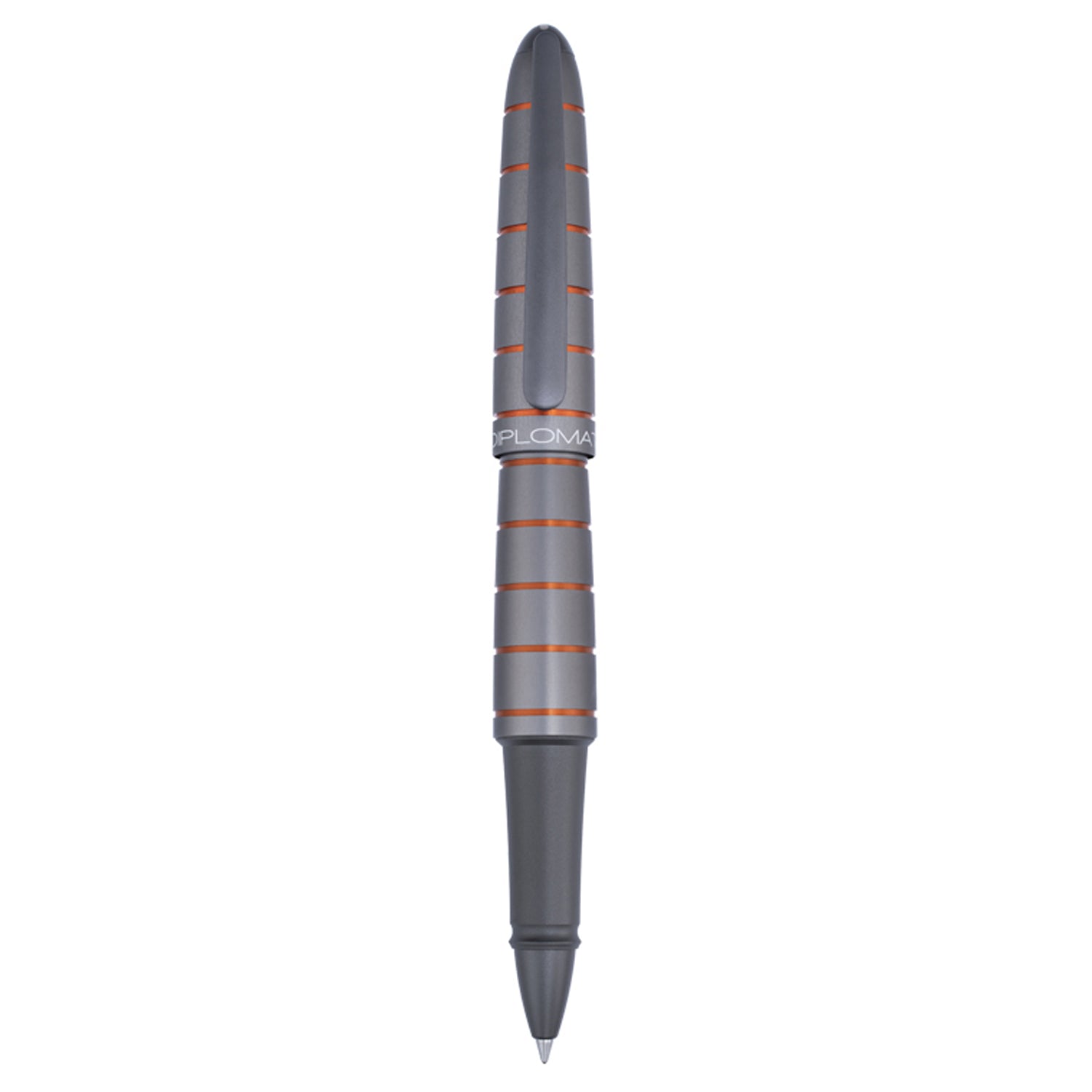 Diplomat Elox Ring Grey/Orange Roller Ball Pen D40354030