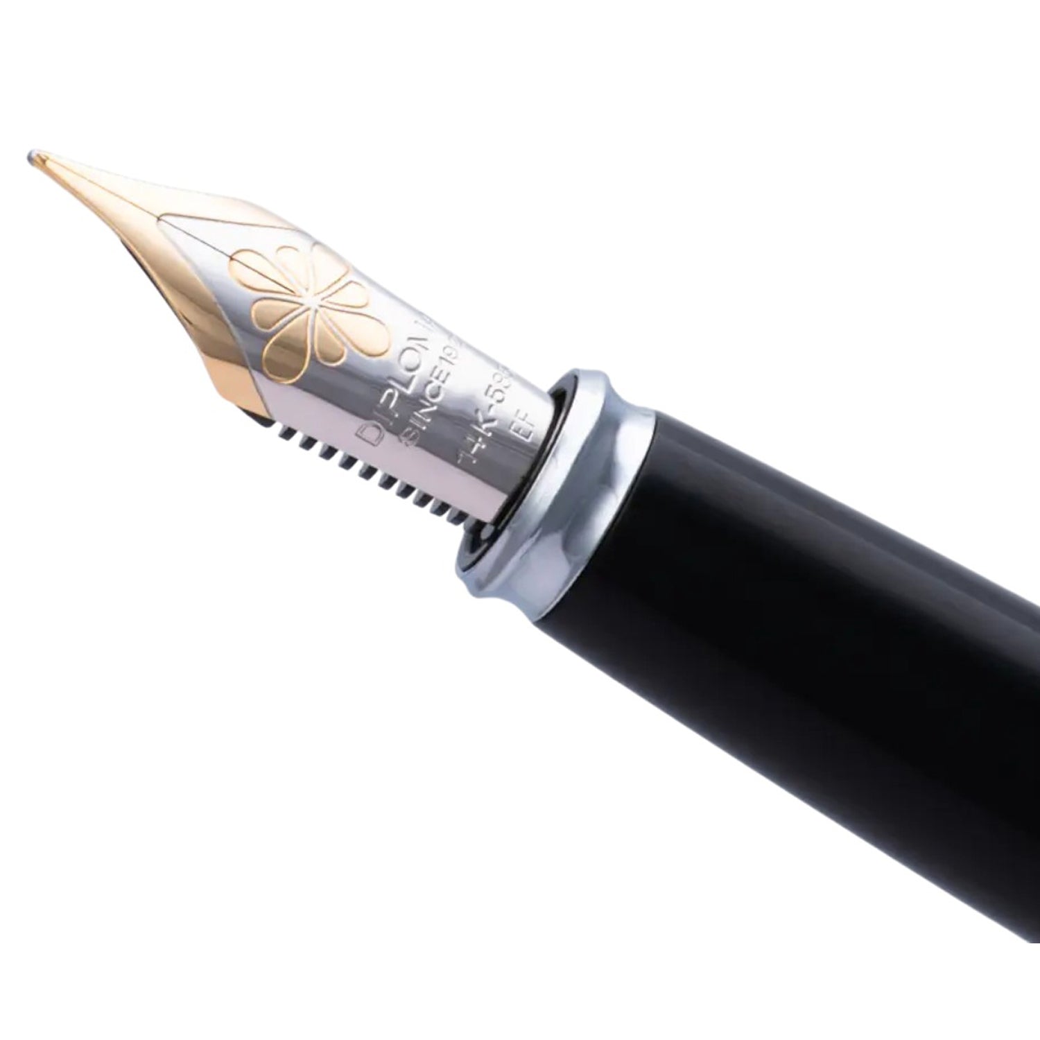Diplomat Excellence A2 Chrome Plated 14CT Bi-Colour Nib Section