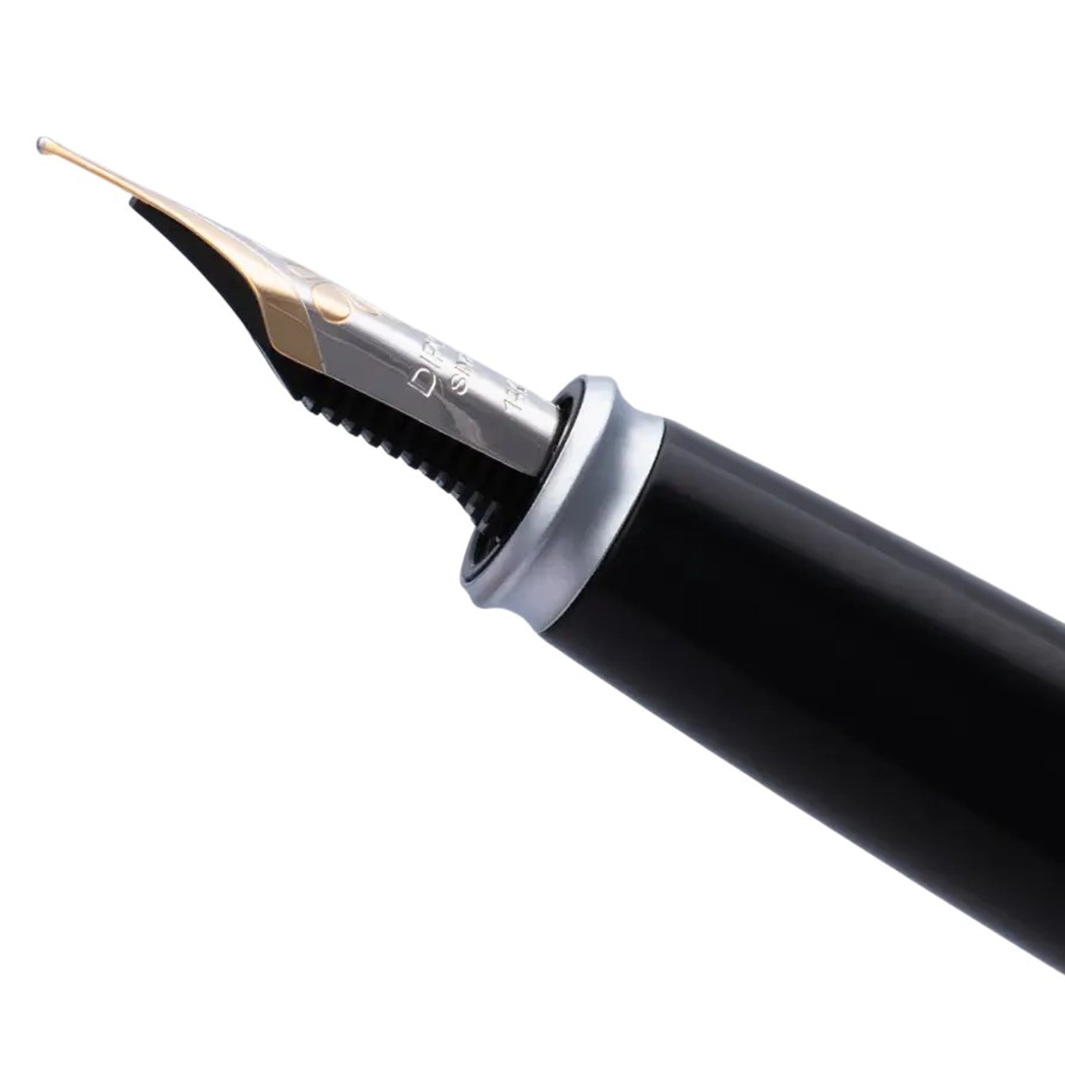 Diplomat Excellence A2 Matt Chrome Plated 14CT Bi-Colour Nib Section