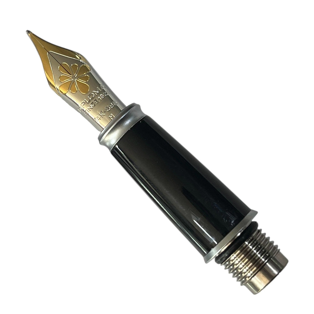 Diplomat Excellence A2 Matt Chrome Plated 14CT Bi-Colour Nib Section